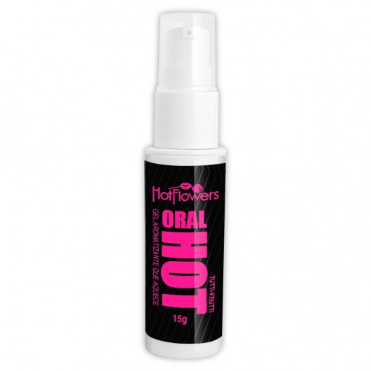 Гель для оральных ласк Oral Hot с согревающим эффектом - 15 гр. - HotFlowers - купить с доставкой в Кирове