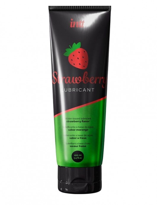 Смазка на водной основе с ароматом клубники Strawberry Lubricant - 100 мл. - INTT - купить с доставкой в Кирове