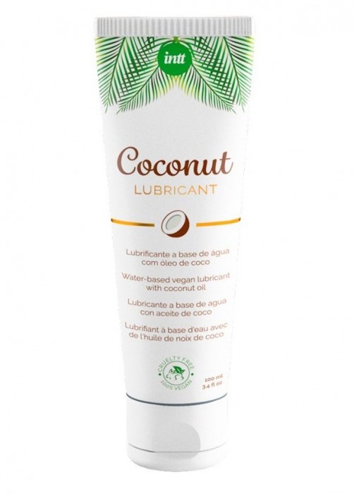 Веганская смазка на водной основе Coconut Lubricant - 100 мл. - INTT - купить с доставкой в Кирове