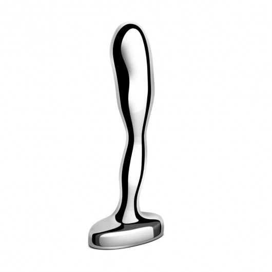 Стальной стимулятор простаты Stainless Steel Prostate Plug - 11,5 см. - b-Vibe - в Кирове купить с доставкой