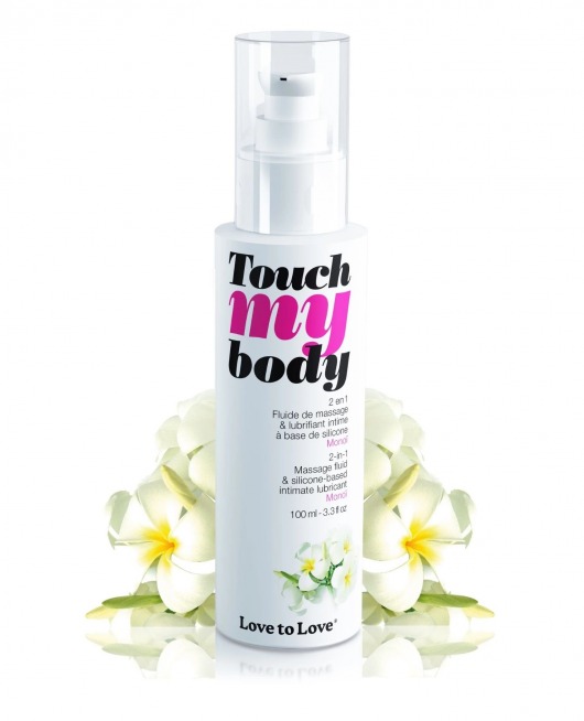 Силиконовый лубрикант 2-в-1 Touch My Body с ароматом моной - 100 мл. - Love to Love - купить с доставкой в Кирове