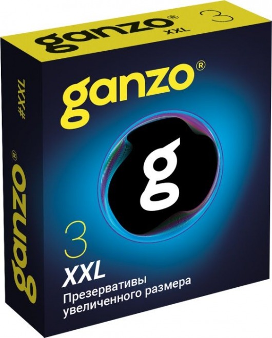 Презервативы увеличенного размера Ganzo XXL - 3 шт. - Ganzo - купить с доставкой в Кирове