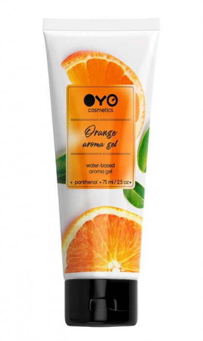 Лубрикант на водной основе OYO Aroma Gel Orange с ароматом апельсина - 75 мл. - OYO - купить с доставкой в Кирове