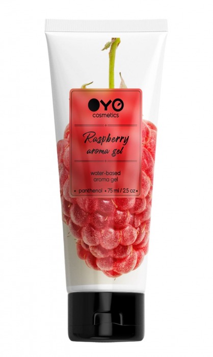 Лубрикант на водной основе OYO Aroma Gel Raspberry с ароматом малины - 75 мл. - OYO - купить с доставкой в Кирове