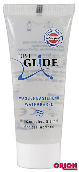 Вагинальная смазка на водной основе JUSTGLIDE - 20 мл. - Orion - купить с доставкой в Кирове