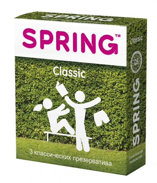 Классические презервативы SPRING CLASSIC - 3 шт. - SPRING - купить с доставкой в Кирове
