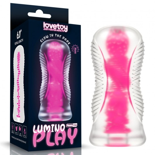 Светящийся в темноте мастурбатор 6.0 Lumino Play Masturbator - Lovetoy - в Кирове купить с доставкой
