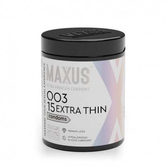 Экстремально тонкие презервативы MAXUS 003 Extra Thin - 15 шт. - Maxus - купить с доставкой в Кирове