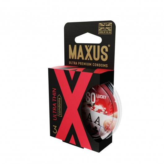 Ультратонкие презервативы MAXUS AIR Ultra Thin - 3 шт. - Maxus - купить с доставкой в Кирове