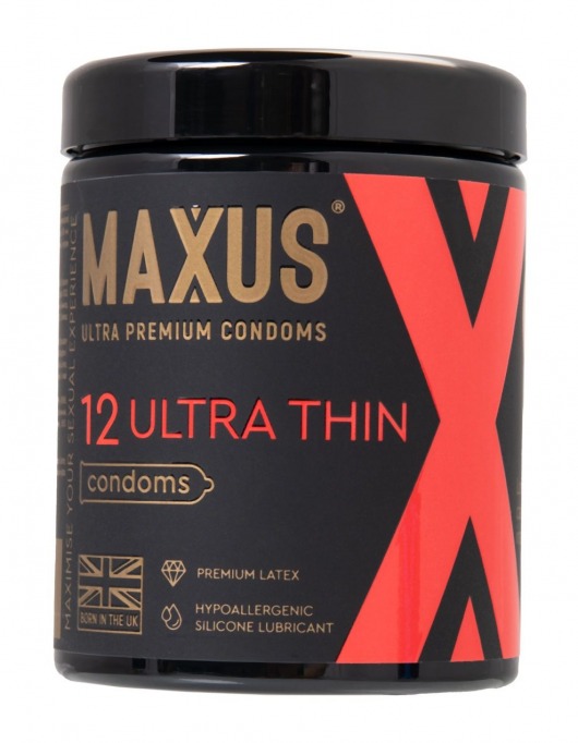 Ультратонкие презервативы MAXUS Ultra Thin - 12 шт. - Maxus - купить с доставкой в Кирове