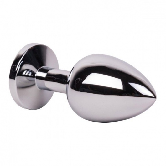 Большой стальной плаг с розовым кристаллом Pink Bubble Gum - 9,5 см. - Erotic Fantasy - купить с доставкой в Кирове