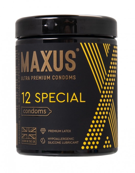 Презервативы с точками и рёбрами MAXUS Special - 12 шт. - Maxus - купить с доставкой в Кирове