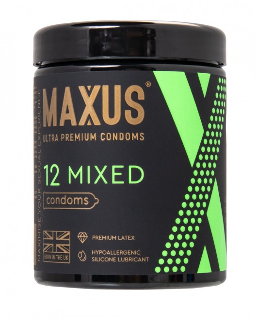 Презервативы MAXUS Mixed - 12 шт. - Maxus - купить с доставкой в Кирове