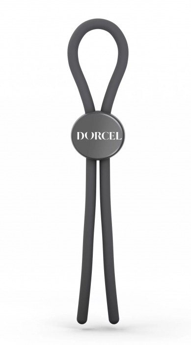 Серое эрекционное лассо на пенис Mr Dorcel - Dorcel - в Кирове купить с доставкой