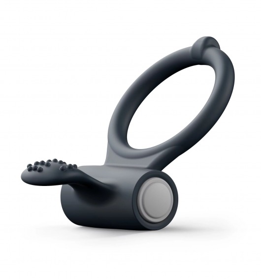 Черное эрекционное кольцо Power Clit - Dorcel - в Кирове купить с доставкой