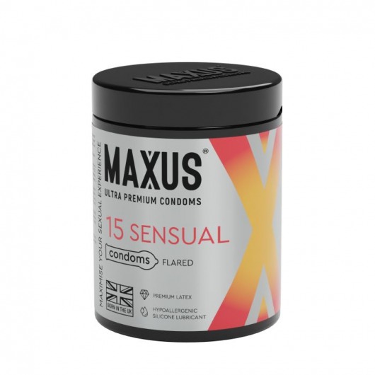 Анатомические презервативы MAXUS Sensual - 15 шт. - Maxus - купить с доставкой в Кирове