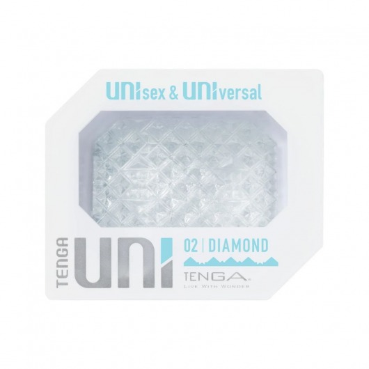 Прозрачный мастурбатор-стимулятор Tenga Uni Diamond - Tenga - в Кирове купить с доставкой