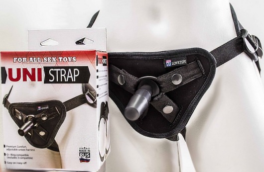 Универсальные трусики Harness UNI strap с корсетом - LOVETOY (А-Полимер) - купить с доставкой в Кирове