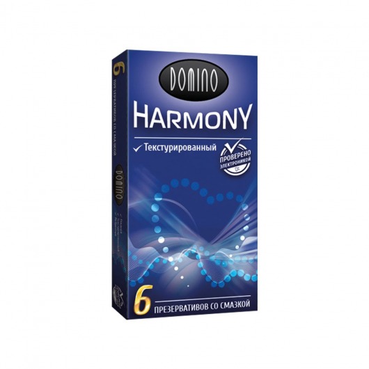 Текстурированные презервативы Domino Harmony - 6 шт. - Domino - купить с доставкой в Кирове