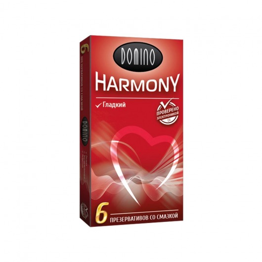 Гладкие презервативы Domino Harmony - 6 шт. - Domino - купить с доставкой в Кирове
