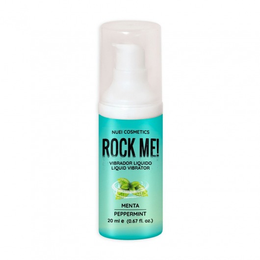 Жидкий вибратор Nuei Rock Me! с ароматом мяты - 20 мл. - Nuei cosmetics - купить с доставкой в Кирове