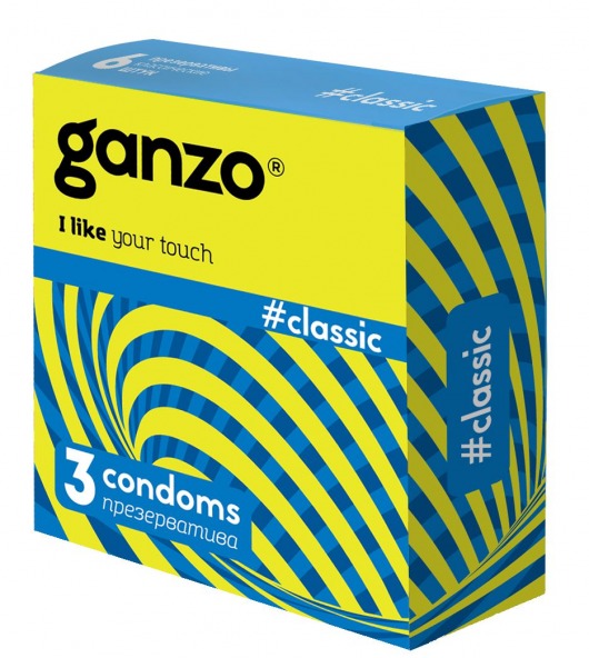 Классические презервативы с обильной смазкой Ganzo Classic - 3 шт. - Ganzo - купить с доставкой в Кирове