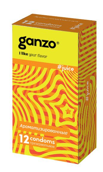 Ароматизированные презервативы Ganzo Juice - 12 шт. - Ganzo - купить с доставкой в Кирове