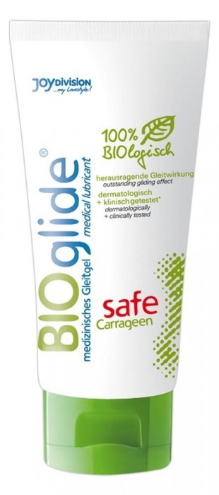 Гель-лубрикант на водной основе BIOglide safe Carrageen - 100 мл. - Joy Division - купить с доставкой в Кирове