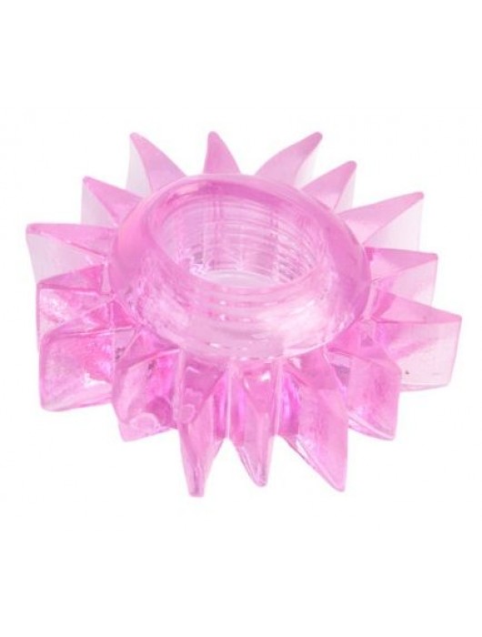 Розовое эрекционное кольцо - Toyfa Basic - в Кирове купить с доставкой