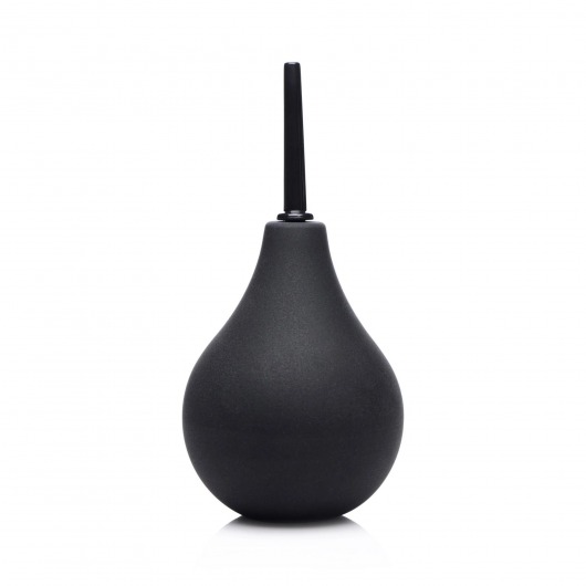Черный анальный душ Thin Tip Enema Bulb - XR Brands - купить с доставкой в Кирове