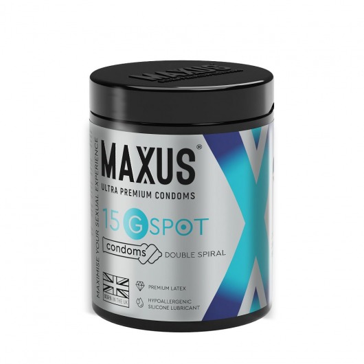 Гладкие презервативы Maxus G spot с двойной спиралью - 15 шт. - Maxus - купить с доставкой в Кирове