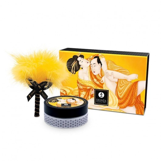 Массажная пудра с ароматом манго Luscious Mango - Shunga - купить с доставкой в Кирове