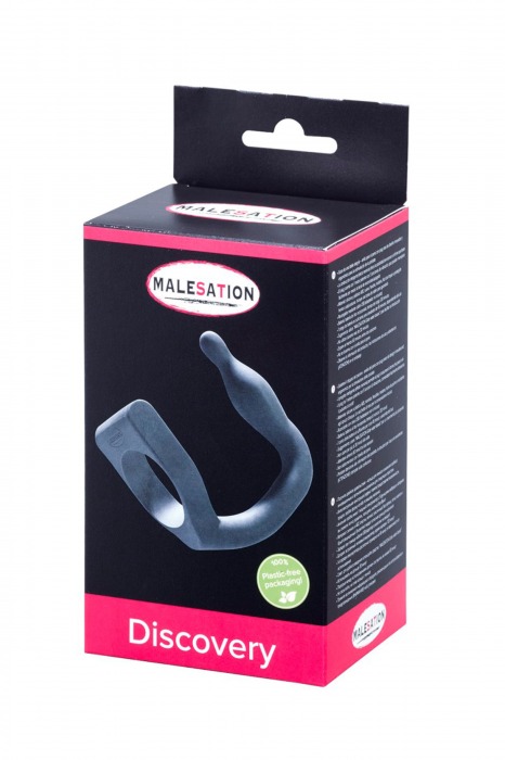 Эрекционное кольцо с вибровтулкой Discovery - MALESATION - в Кирове купить с доставкой