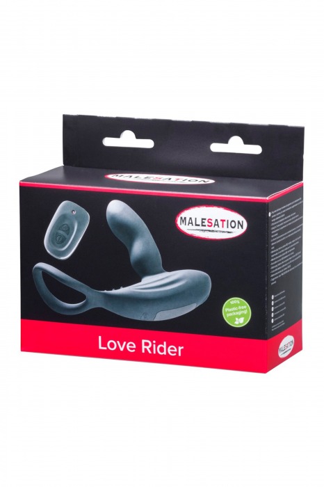 Стимулятор простаты с эрекционным кольцом Love Rider - MALESATION - в Кирове купить с доставкой