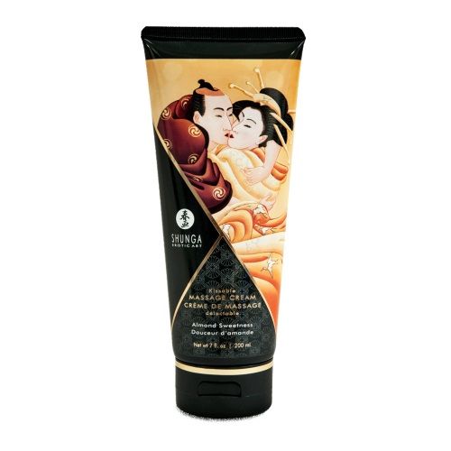 Массажный крем для тела с ароматом миндаля Almond Sweetness - 200 мл. - Shunga - купить с доставкой в Кирове