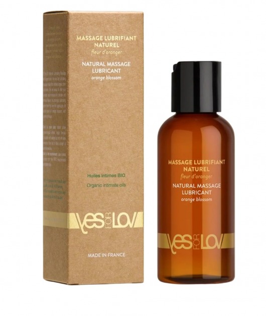 Натуральная массажная смазка Natural Lubricant Orange Blossom - 100 мл. - YESforLOV - купить с доставкой в Кирове