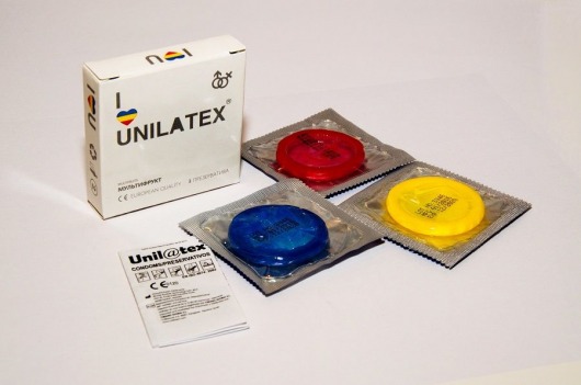 Разноцветные ароматизированные презервативы Unilatex Multifruits - 3 шт. - Unilatex - купить с доставкой в Кирове