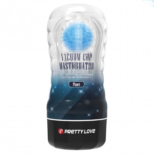 Прозрачный текстурированный мастурбатор Vacuum Cup Masturbator Planet - Baile - в Кирове купить с доставкой