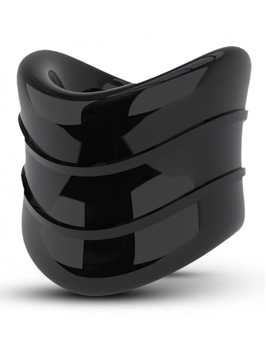 Черное эрекционное кольцо на мошонку Beef Ball Stretcher Snug X Long - Blush Novelties - в Кирове купить с доставкой