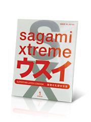 Ультратонкий презерватив Sagami Xtreme SUPERTHIN - 1 шт. - Sagami - купить с доставкой в Кирове