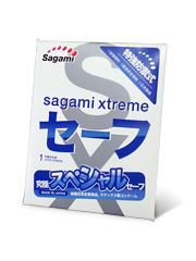 Презерватив Sagami Xtreme Ultrasafe с двойным количеством смазки - 1 шт. - Sagami - купить с доставкой в Кирове