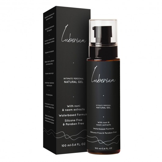 Интимный гель на водной основе с экстрактами нони и нима Luberium Natural Gel - 100 мл. - Luberium - купить с доставкой в Кирове