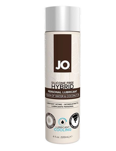 Водно-масляный лубрикант с охлаждающим эффектом JO Silicon free Hybrid Lubricant COOLING - 120 мл. - System JO - купить с доставкой в Кирове