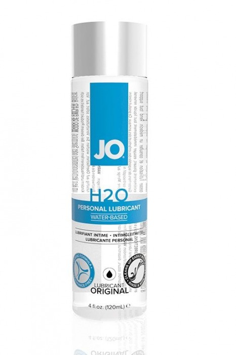 Нейтральный лубрикант на водной основе JO Personal Lubricant H2O - 120 мл. - System JO - купить с доставкой в Кирове