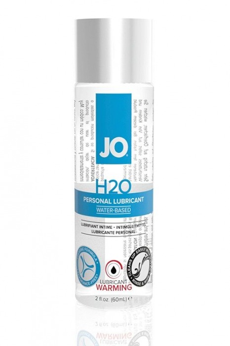 Возбуждающий лубрикант на водной основе JO Personal Lubricant H2O Warming - 60 мл. - System JO - купить с доставкой в Кирове