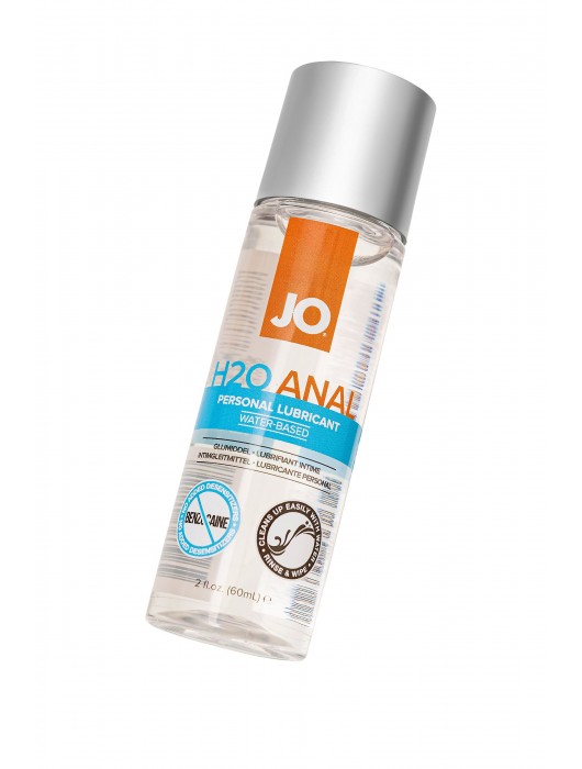 Анальный лубрикант на водной основе JO Anal H2O - 60 мл. - System JO - купить с доставкой в Кирове