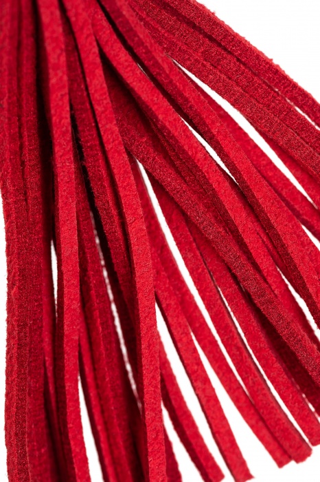 Зажимы на соски «Вилки» с красными кисточками из замши - Pecado - купить с доставкой в Кирове