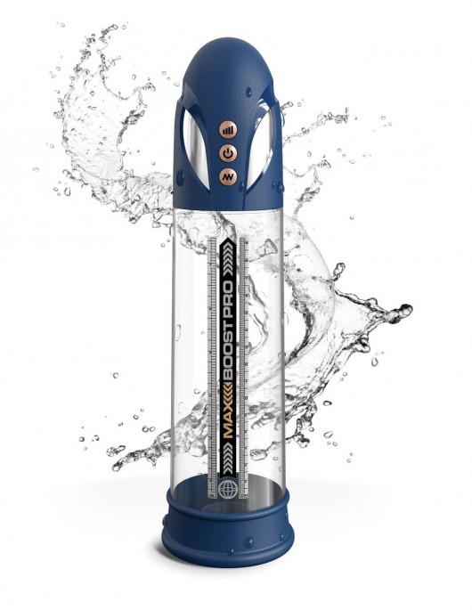 Синяя вакуумная автоматическая помпа Max Boost Pro Flow - Pipedream - в Кирове купить с доставкой