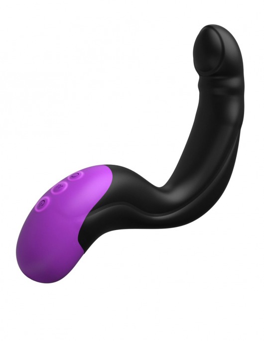 Черно-фиолетовый вибромассажёр простаты Hyper-Pulse P-Spot Massager - Pipedream - в Кирове купить с доставкой