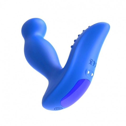 Синий вибромассажер простаты 3,5’’ P-spot Massager - 12,5 см. - Erokay - в Кирове купить с доставкой